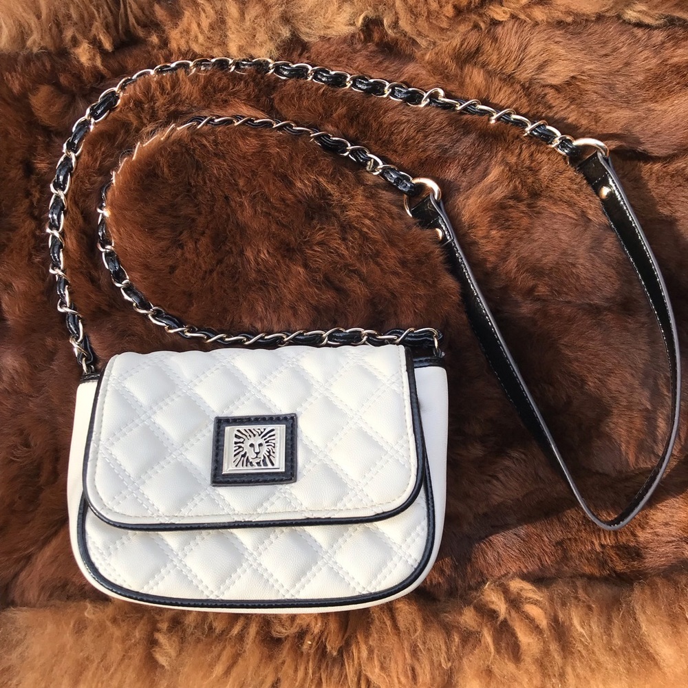 Ann Klein White Crossbody Purse